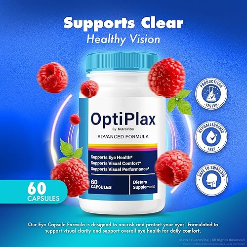 Miniatura 3 de OptiPlax Cápsulas  Fórmula premium Opti Plax suplemento para ojos con ingredientes naturales para apoyar una visión, claridad y vista saludables