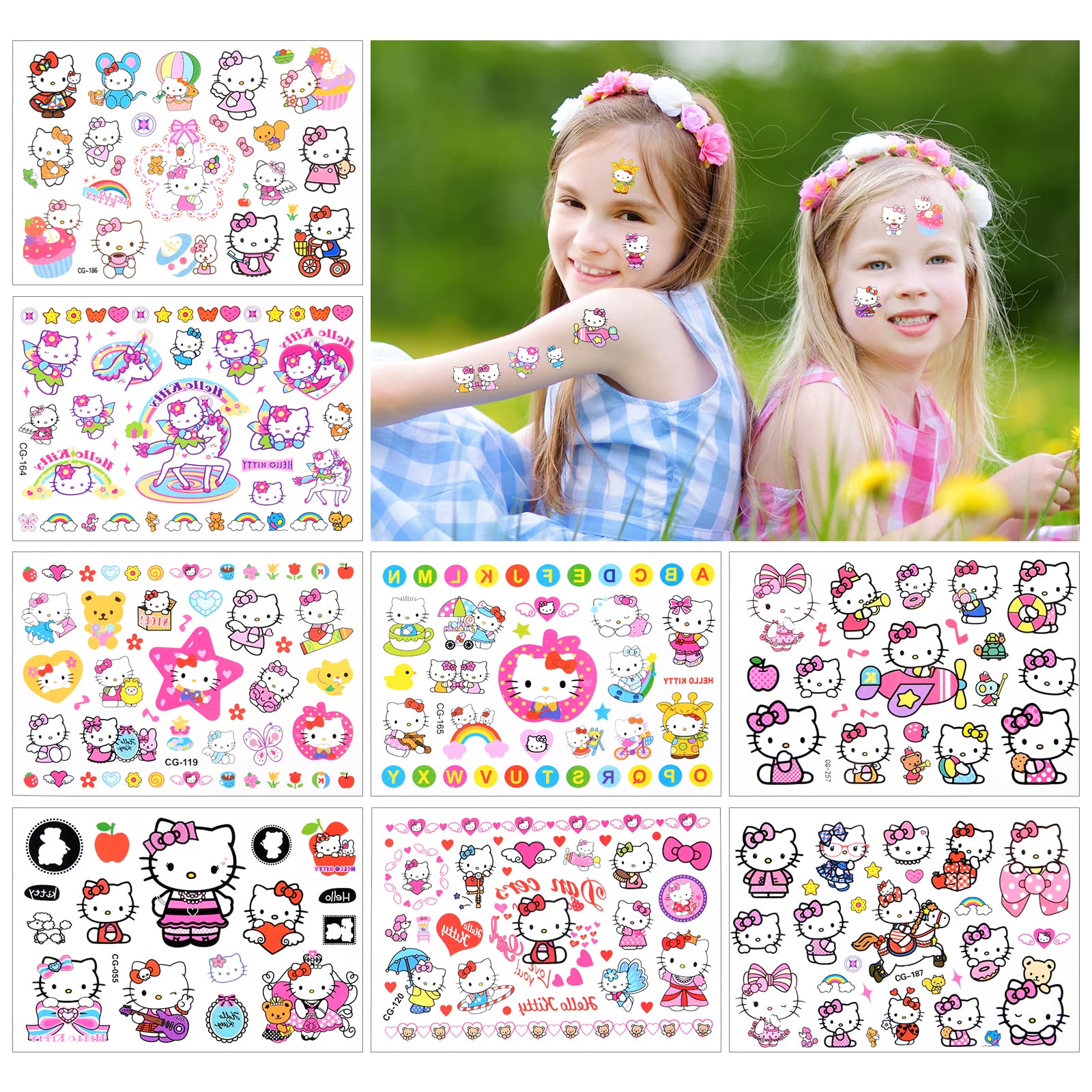 Tatouage Temporaire Pour Enfant, 10 Feuilles Pirates Mignons Lumineux