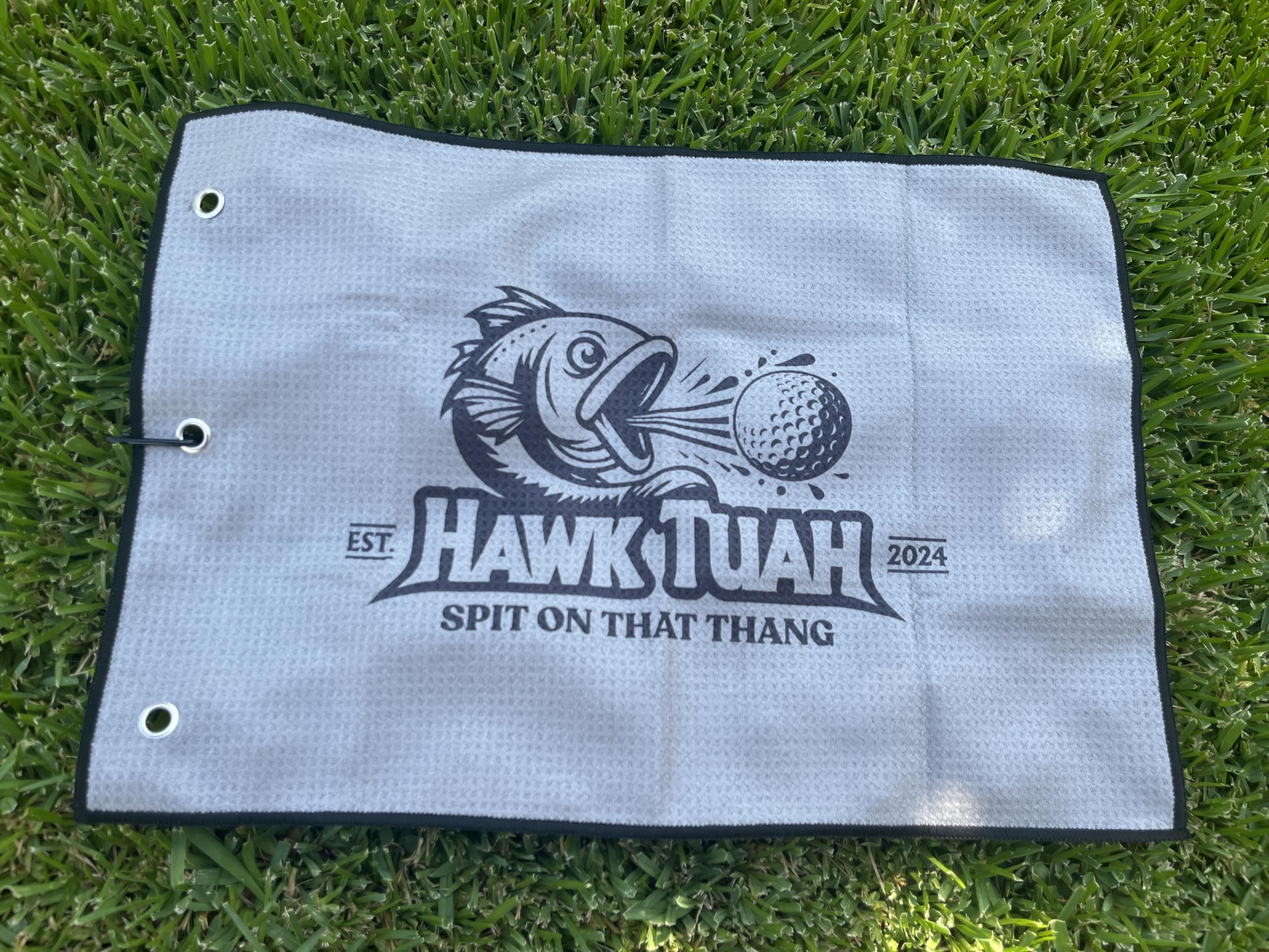 Golf Micro Fiber Cleaning Towel, Hawk Tuah Limited Edition, 14