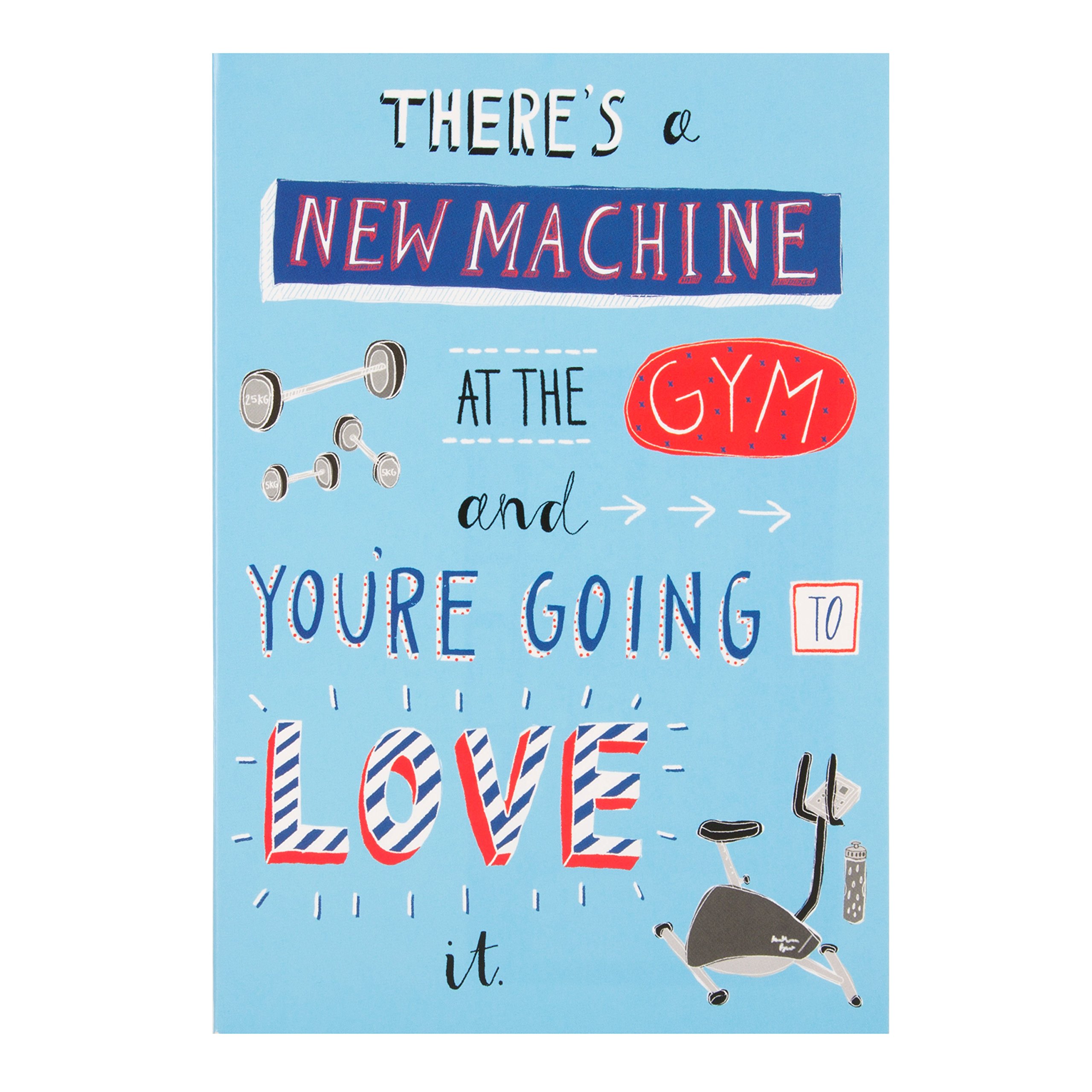 Hallmark Funny Birthday Card "New Machine" - Small
