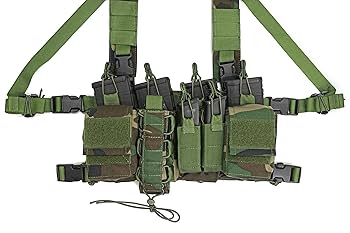 【未使用】韓国軍　ウッドランド　戦闘ベスト　チェストリグ　官給品 Refined Pattern 83 Chest Rig “P” | REALMENT