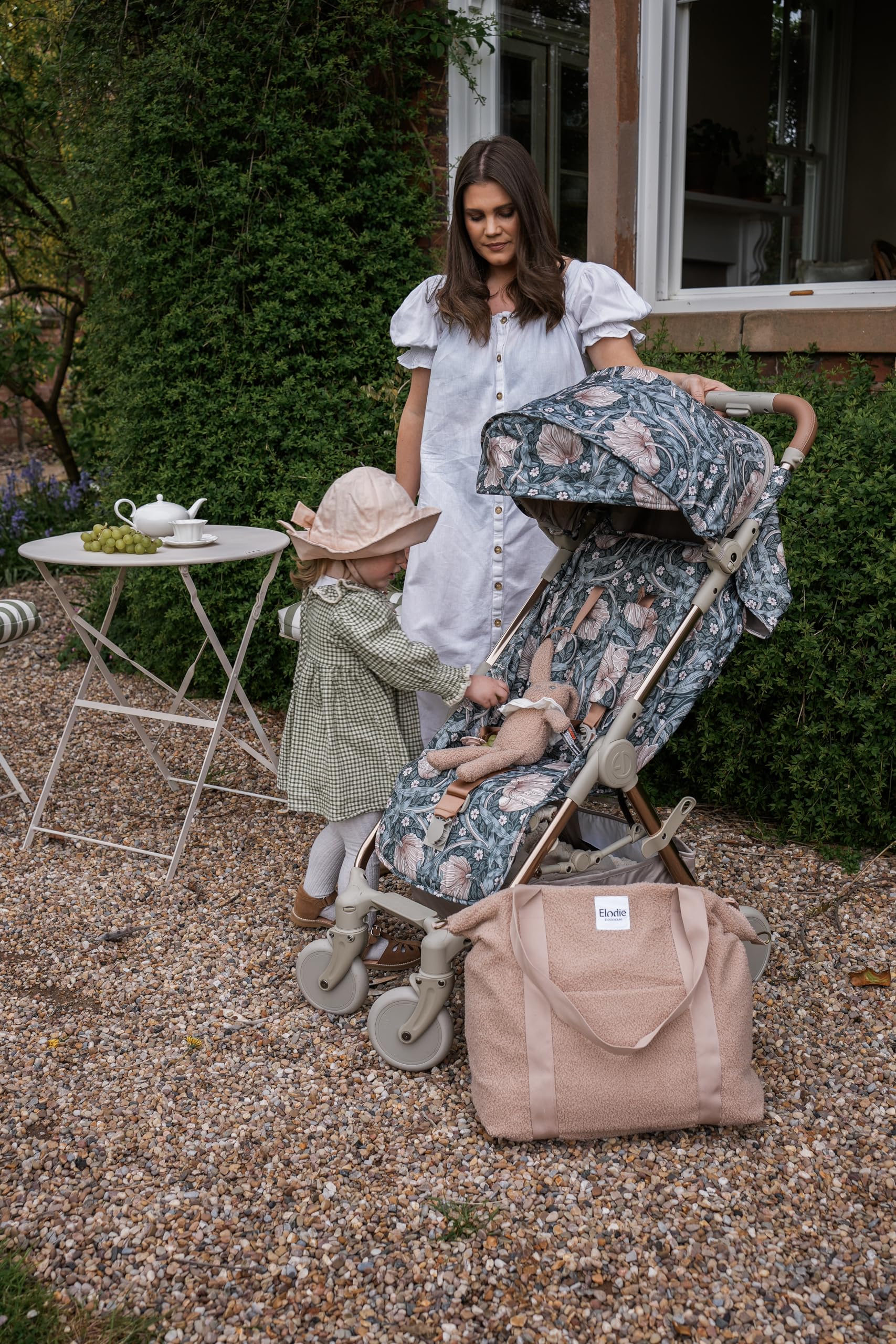 Elodie Details Mondo Stoller Passeggino dalla nascita fino a 4 anni (22 kg) - Posizione allungata, pieghevole e controllo con una sola mano, passeggino leggero di dimensioni cabina - Pimpernel