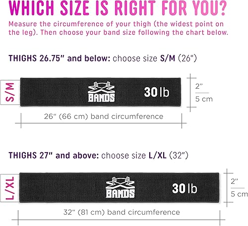 Miniatura 4 de THE X BANDS Bandas de resistencia para glúteos, entrenamiento pesado para piernas, desafío de quemaduras de yoga, lazo de construcción de glúteos,
