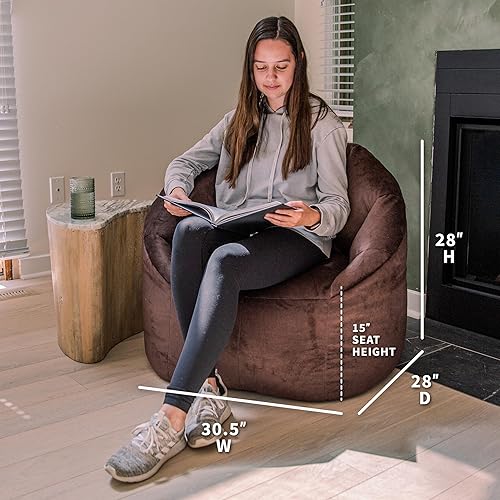 Miniatura 60 de Big Joe Milano Outdoor - Puf para exteriores, color blanco marino Cuero Montana Negro,Smartmax negro,Caribou,Carmel Montana Cuero,Blazer de