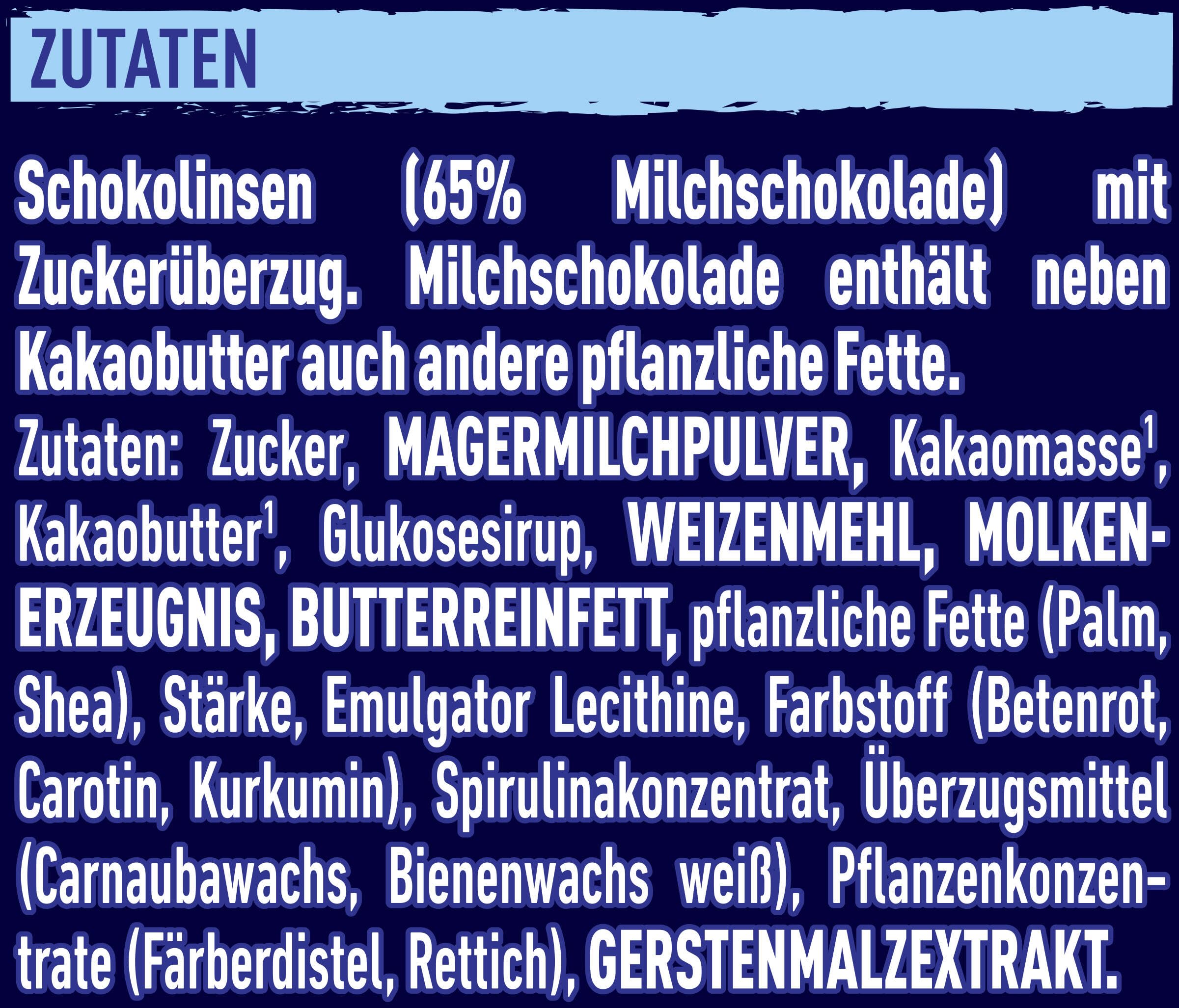 Nestlé SMARTIES Mini XXL Beutel bunte Schokolinsen 259g