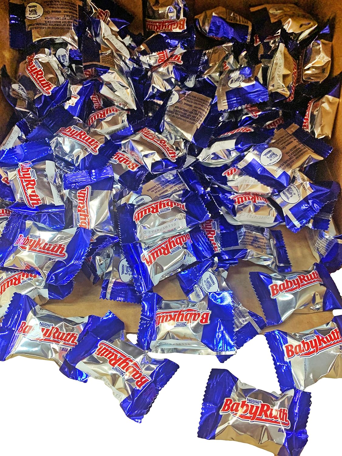 LUV BOX - Baby Ruth Fun Size Bars,Small 5 LB Bulk Candy