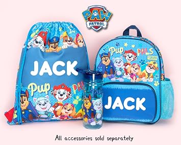 Paw Patrol Personalised Kids Backpack for Boys and Girls Large A4
