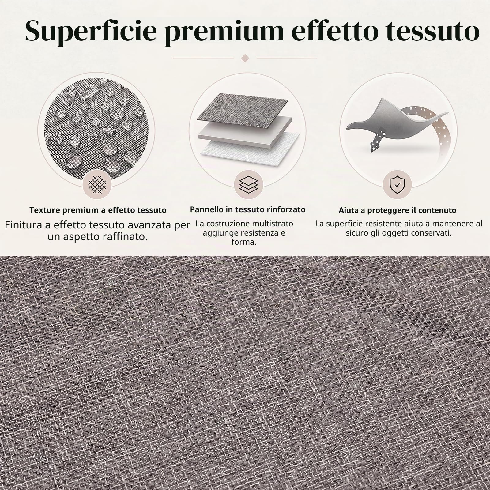 Fixwal Confezione da 4 contenitori sotto il letto, sotto 11,4 cm, a basso profilo, organizer per vestiti con pareti laterali e fondo robusti