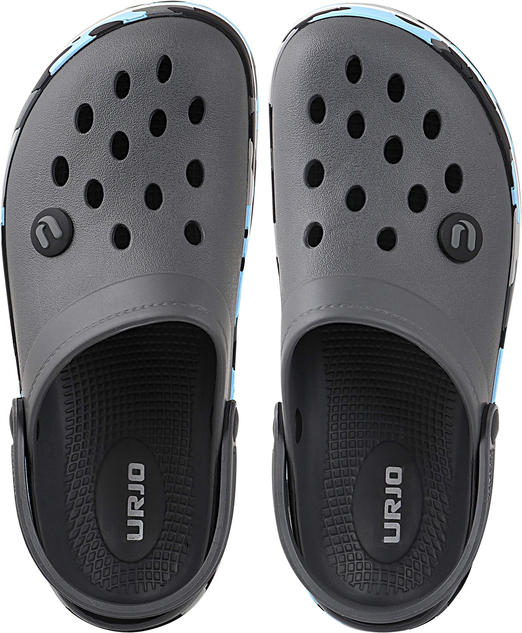 URJO CAMO Men's Clogs/Sandals with Adjustable Back Strap Ultra Soft & Flexibility Anti Skid Comfortable Waterproof Daily Mules Clogs/Sandals for Men