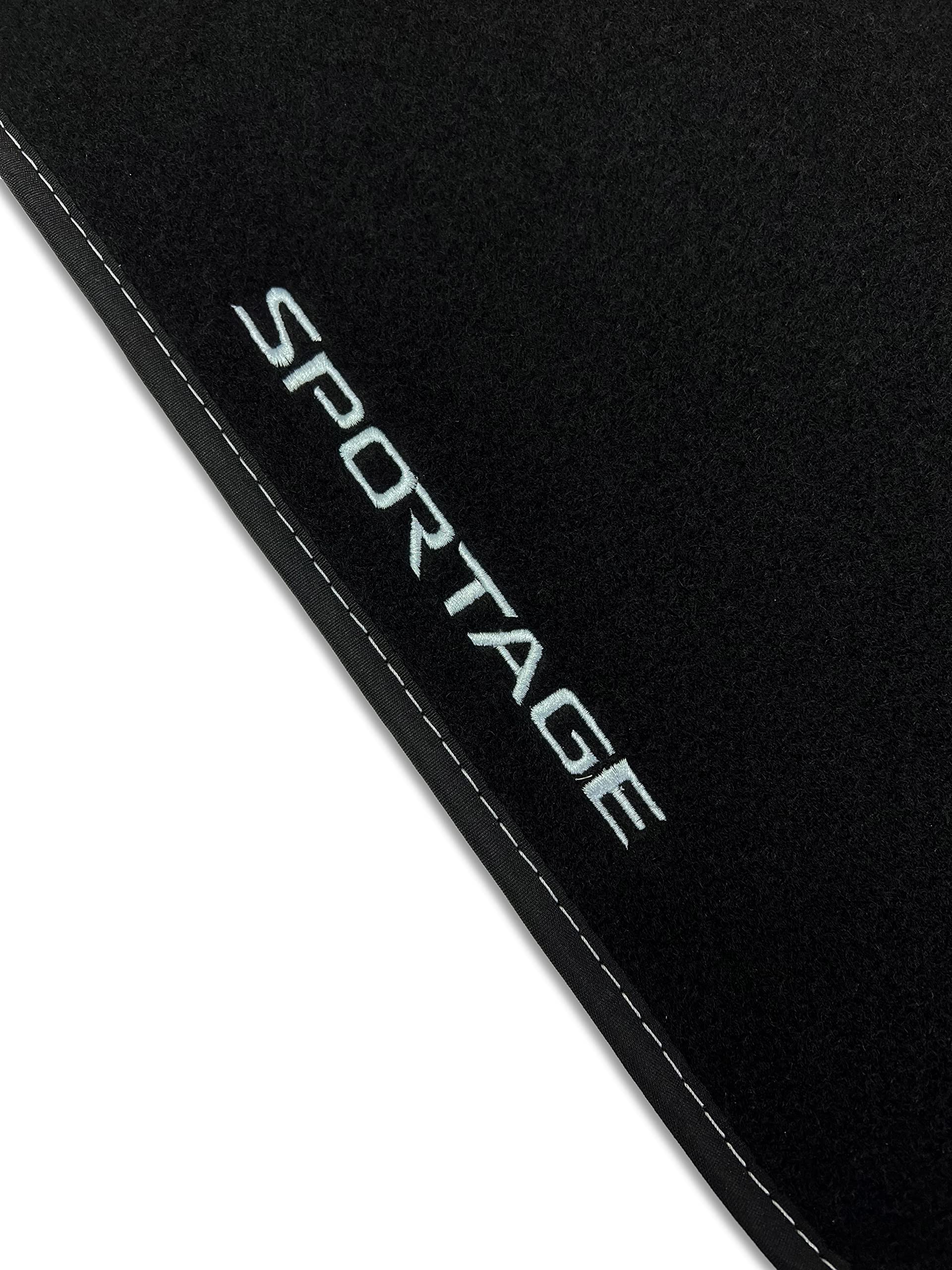 DP Carpet Tappetini Auto Su Misura Per Kia Sportage IV (2016-2020) Con 2 Loghi Ricamati E Battitacco - 100% Made In Italy - 5