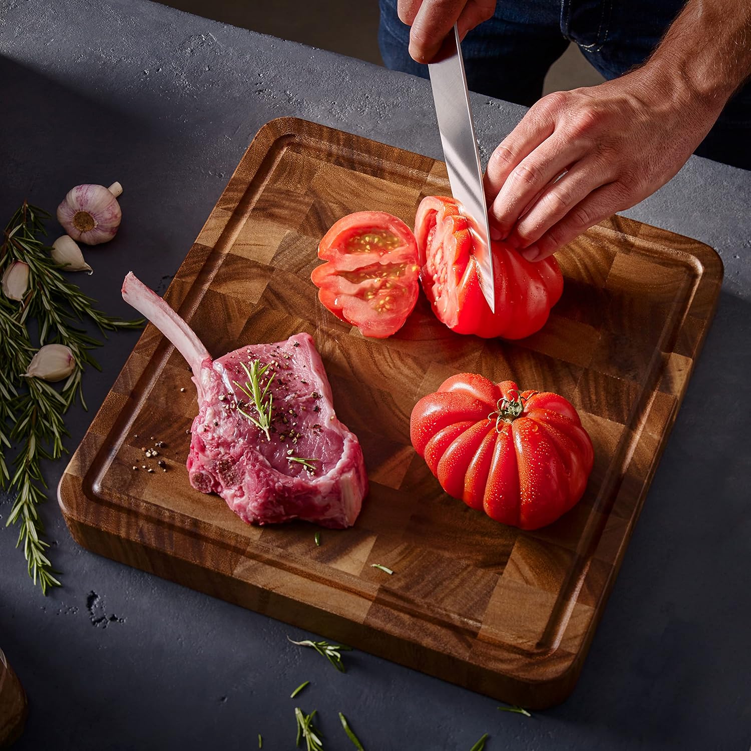 Buy Wusthof IKON Blackwood 7 Piece Slim Knife Block Set Online at