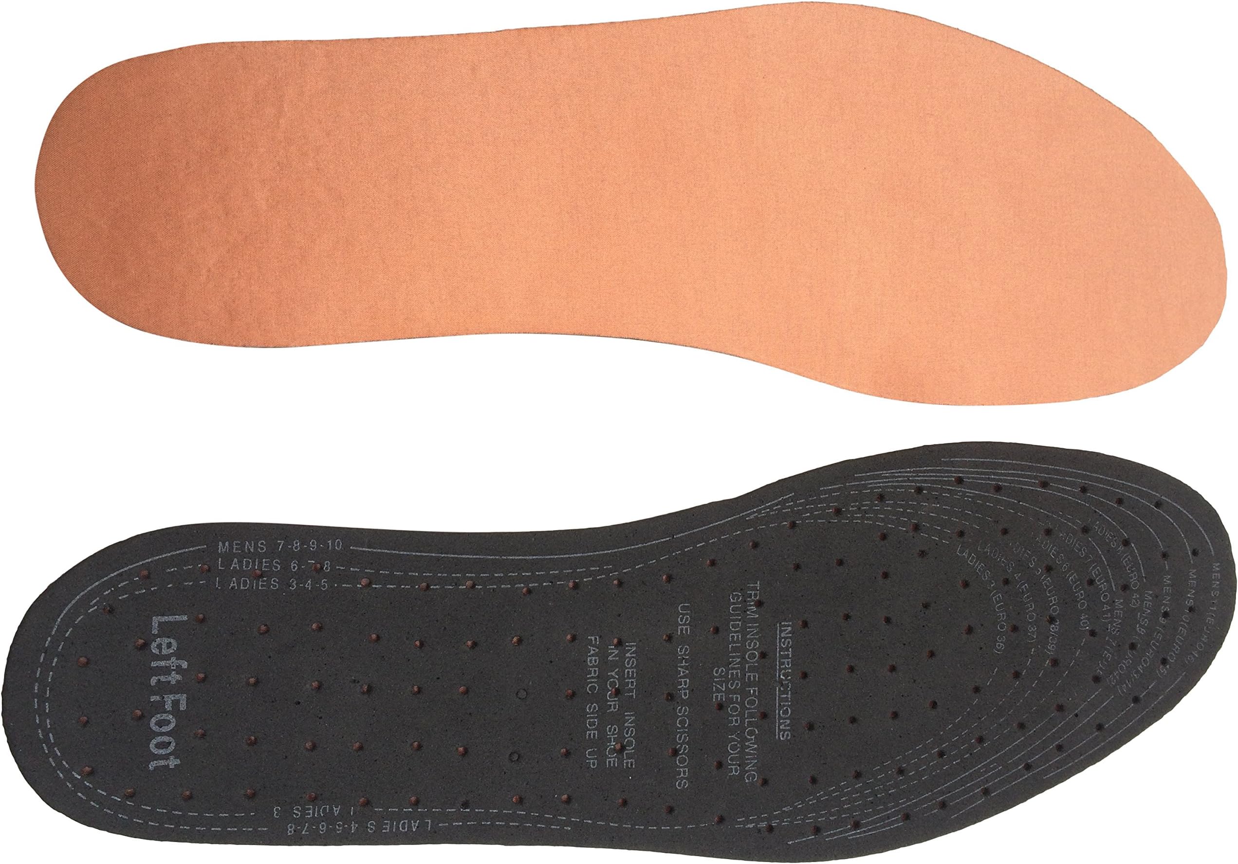 Copper Insoles Rheumatism Arthritis Aches Joint Pain Relief Ankle - 1 Pair