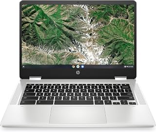 HP Chromebook x360 14a-ca0010sa 14" 1366 x 768 pixels Touchscreen Intel® Pentium® Silver 4 GB 128 GB eMMC ChromeOS