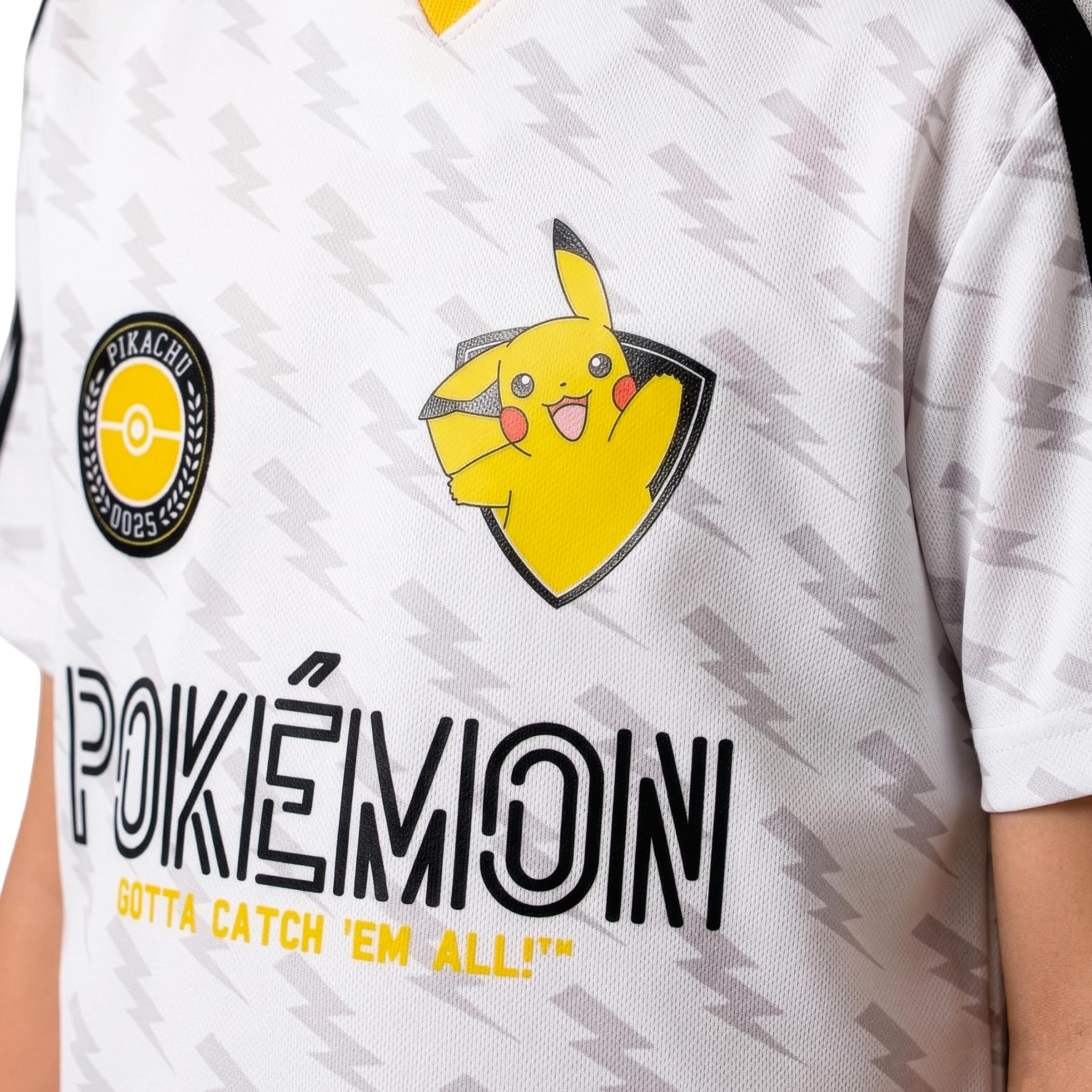 Pokémon Camiseta De Fútbol Oversize Niño Pikachu Jersey