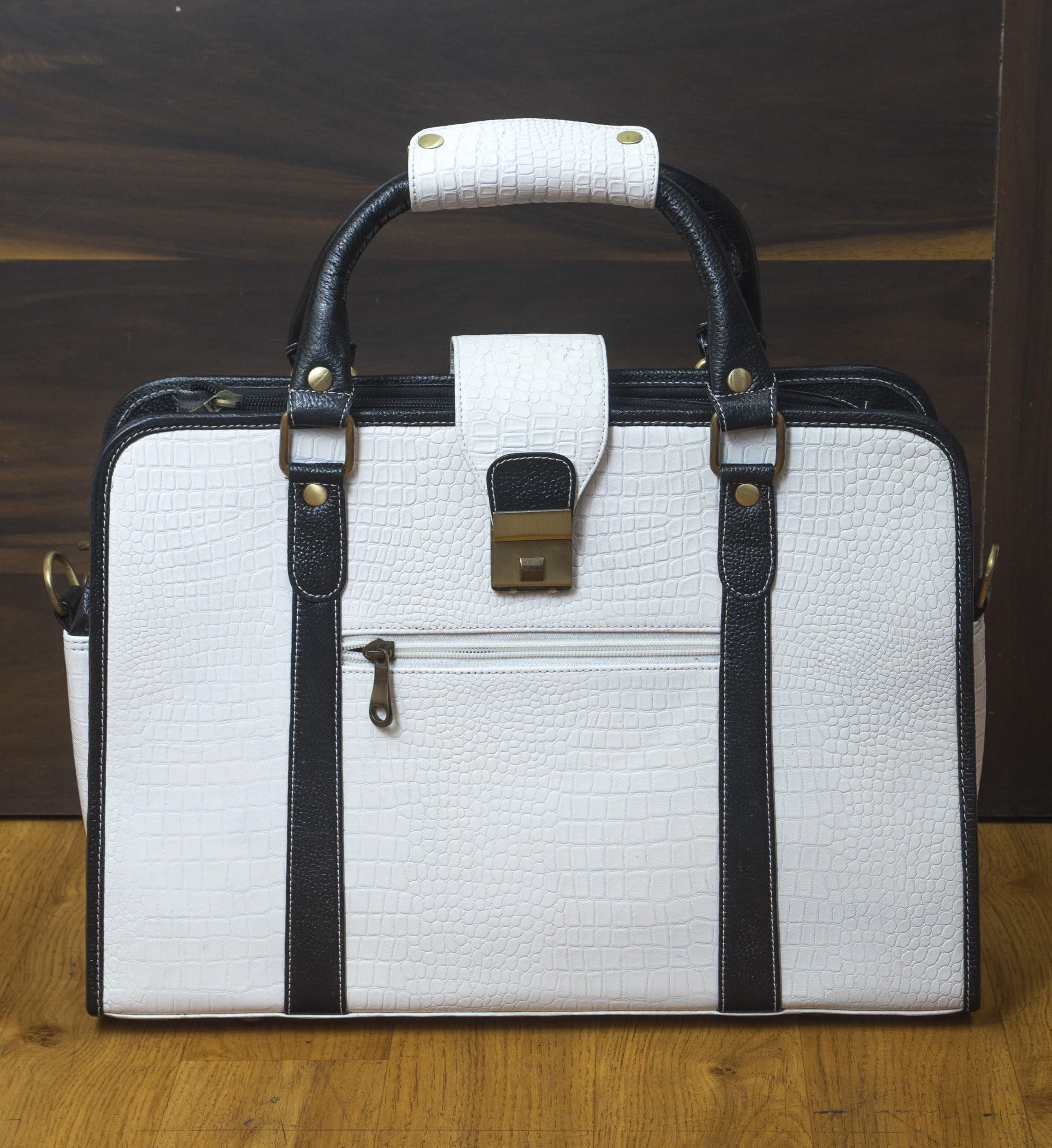 TLB 16" Leather Briefcase Messenger Bag for Women or Briefcase Leather Bag for Men Leather Laptop for 15.6 inch Laptop