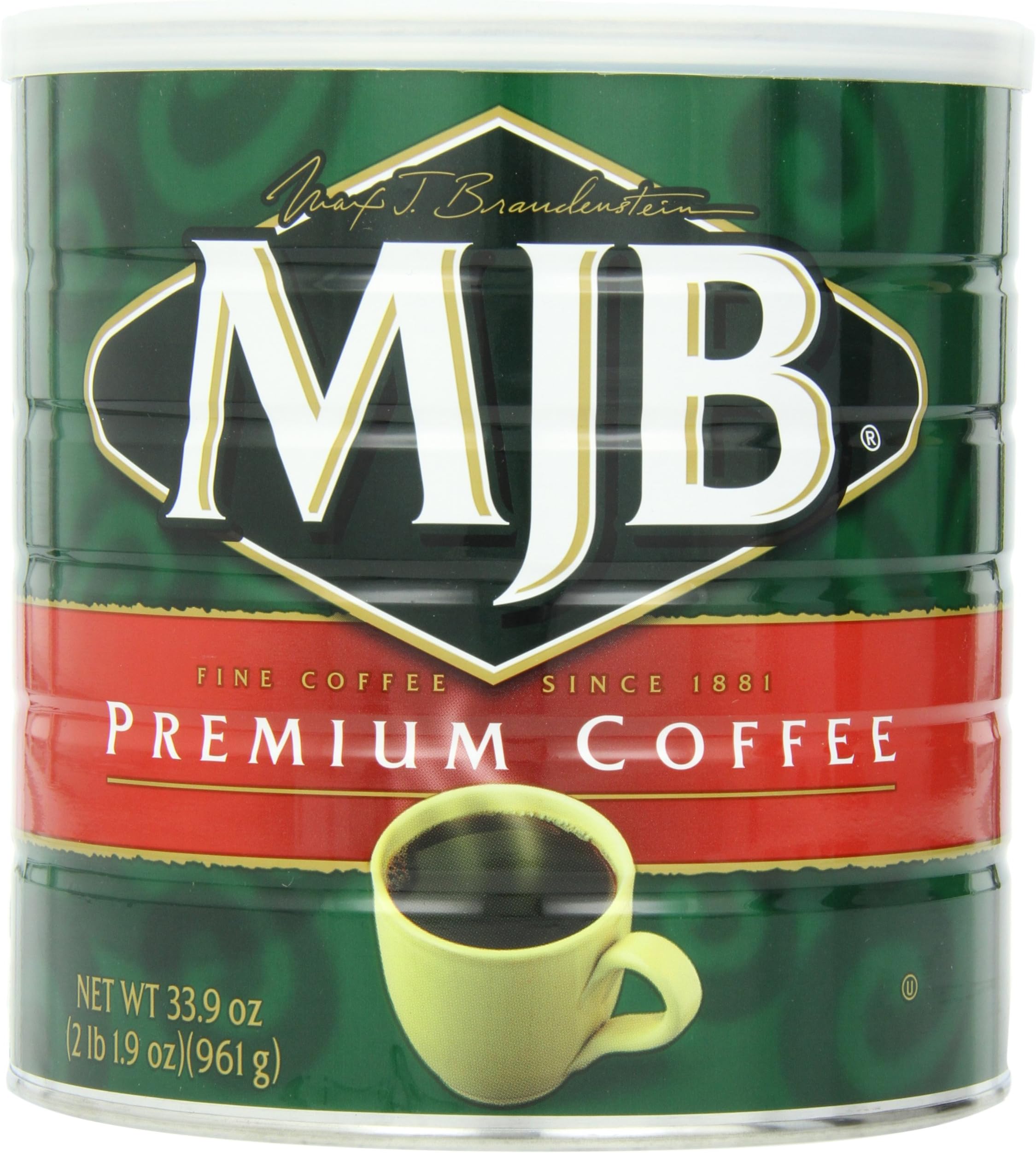 MJB Coffee, Premium Ground, 33.9 Ounce
