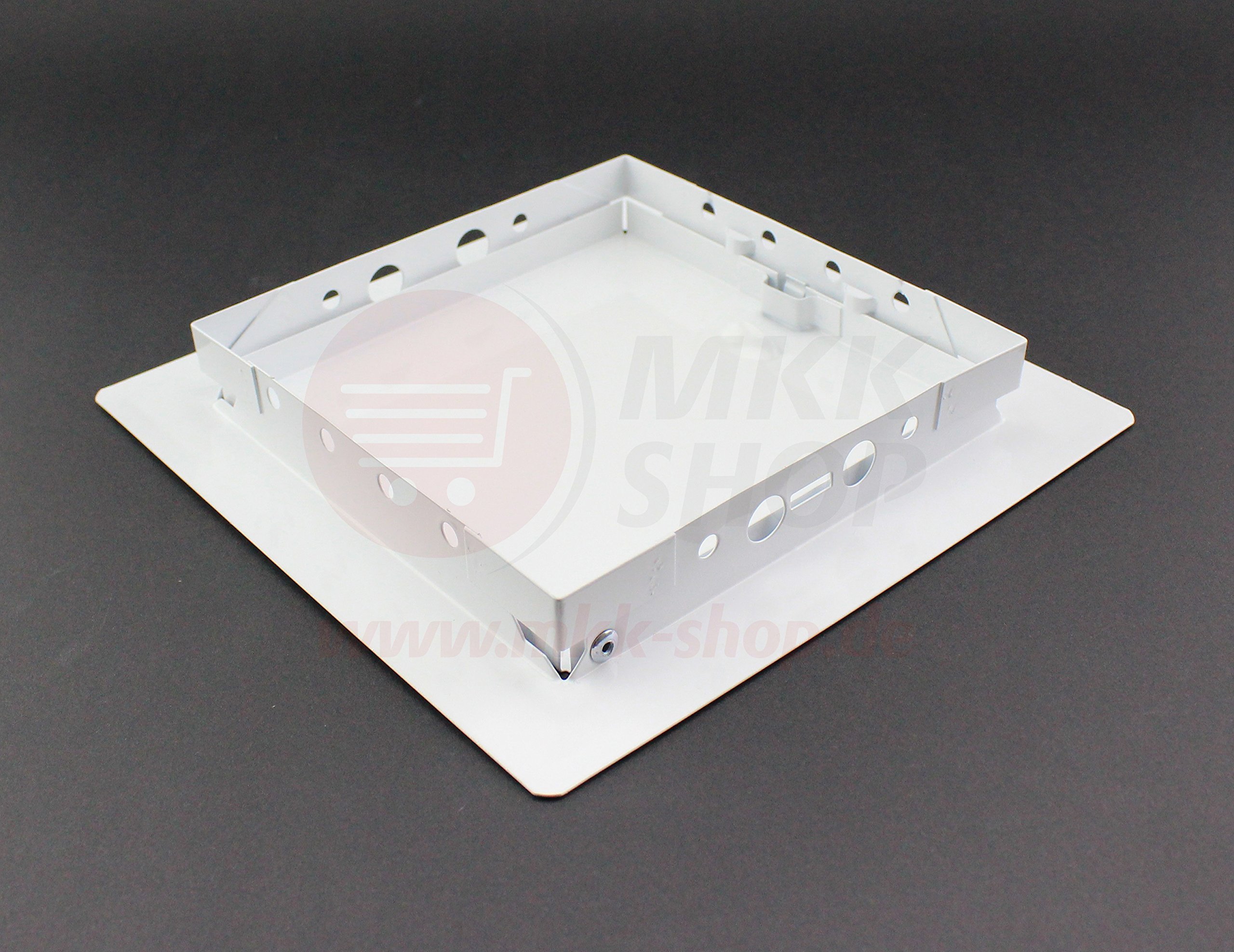 Revisionsklappe Aus Stahlblech Weiß 15x15 Cm – Metall-Revisionstür 150x150 Mm Mit Einbaurahmen, Für Wand & Decke, DM82