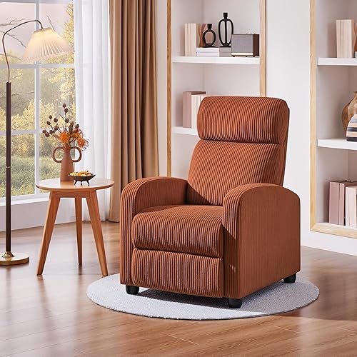 Miniatura 108 de Yaheetech - Sillón reclinable, moderno sofá reclinable individual, asientos de cine en casa Negro -,Beige,Marrón,Gris,Beige Bronceado,Azul,Rojo