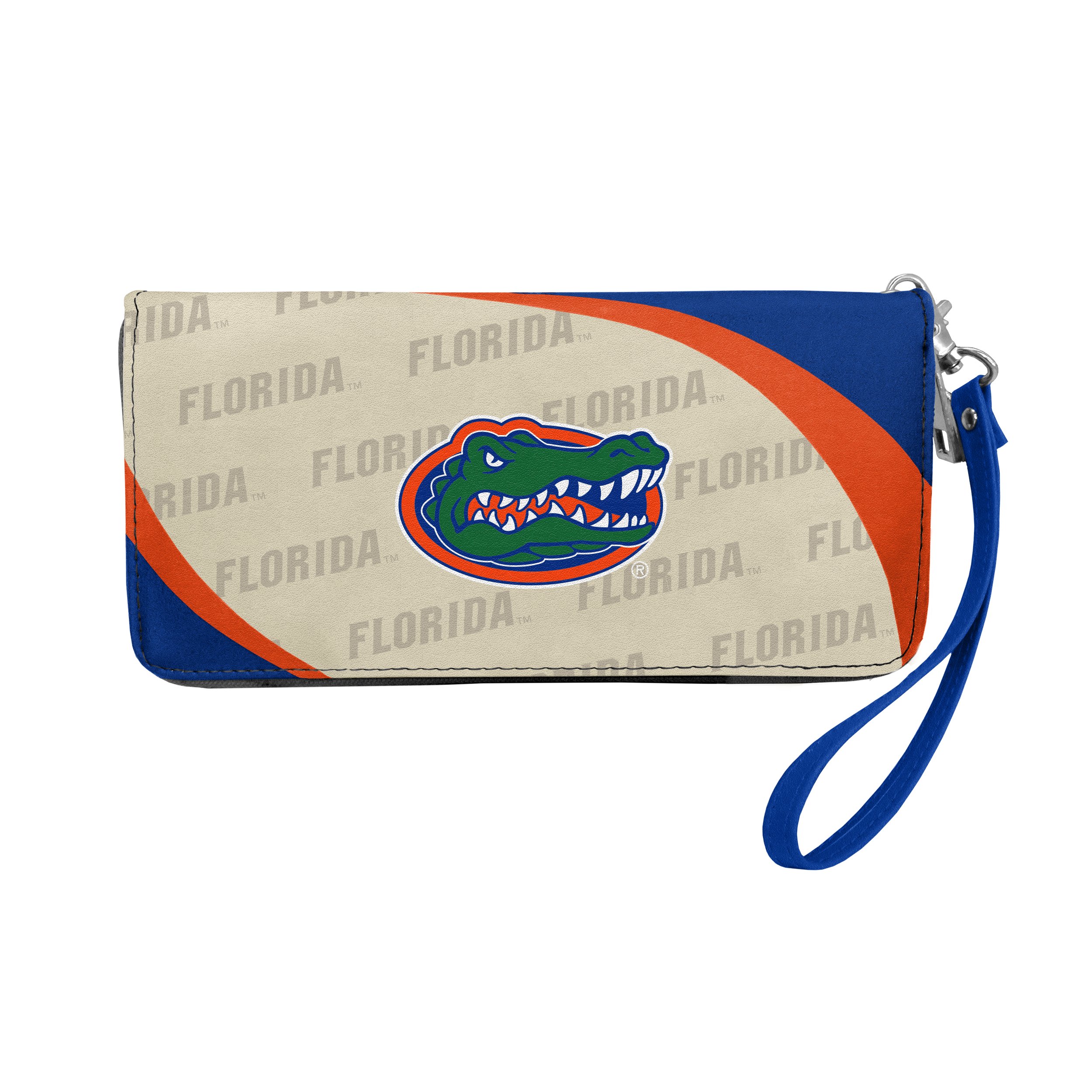 Little Earth Productions Littlearth NCAA Florida Gators Curve Zip Organizer, Team Color, 8" x 4" x 1"