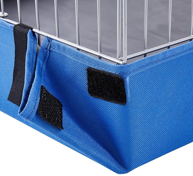 Foto 4 de 5 de Amazon Basics Jaula para mascotas Cobaya con fondo de lona, A Prueba De Fugas, azul