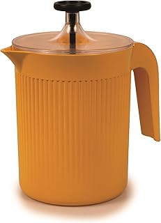 Snips, Cremix, melkopschuimer, handmatige melkopschuimer voor cappuccino, handmatige melkschuimmaker, crèmekleur, 0,50 l, ...