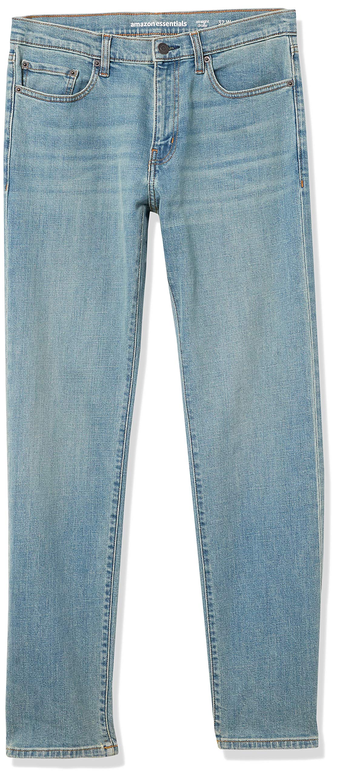 Amazon Essentials Jeans Elasticizzati con Taglio Dritto - colori fuori produzione Uomo