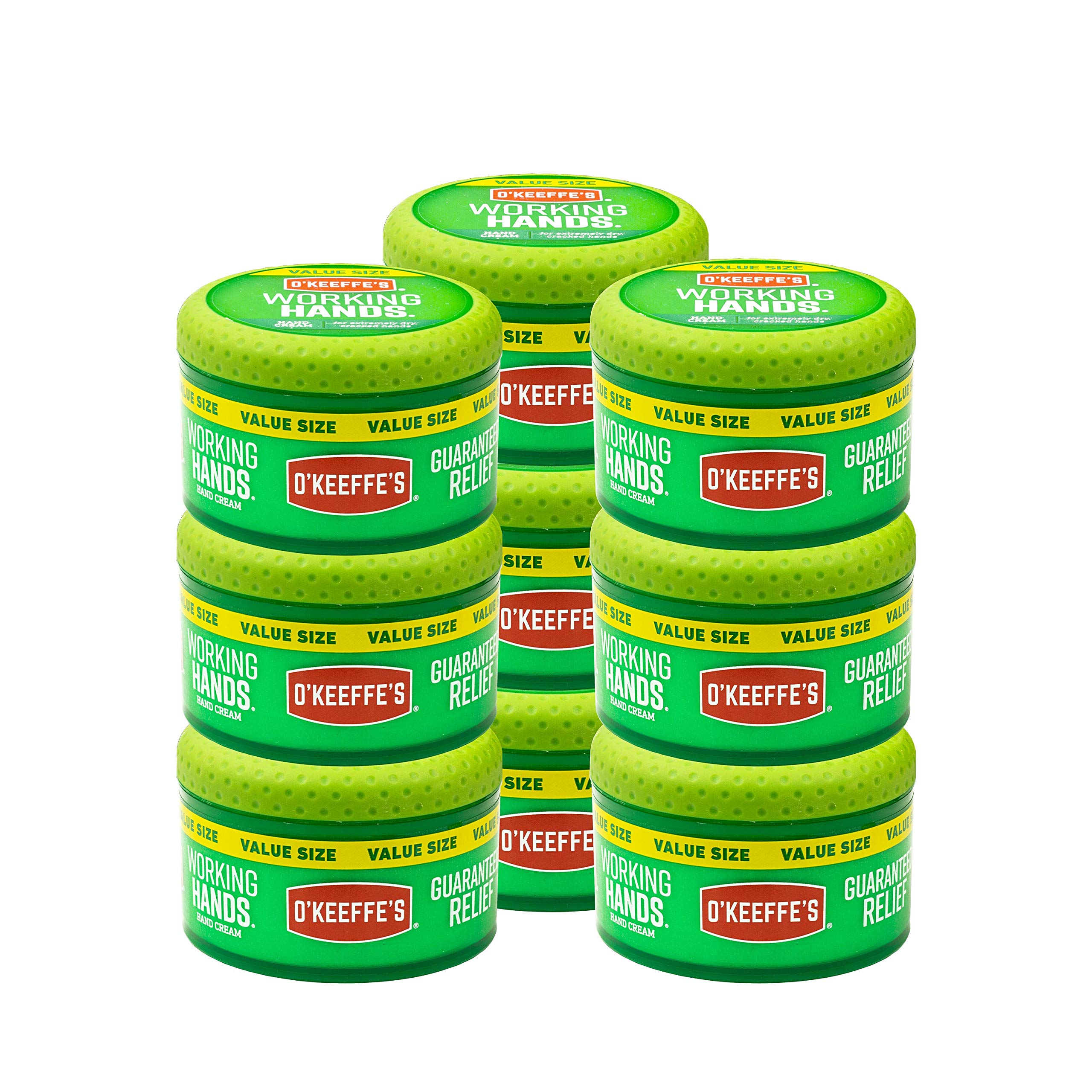 O'Keeffe's K0680001-9 Working Hands Hand Cream in Jar (9 Pack), 6.8 oz