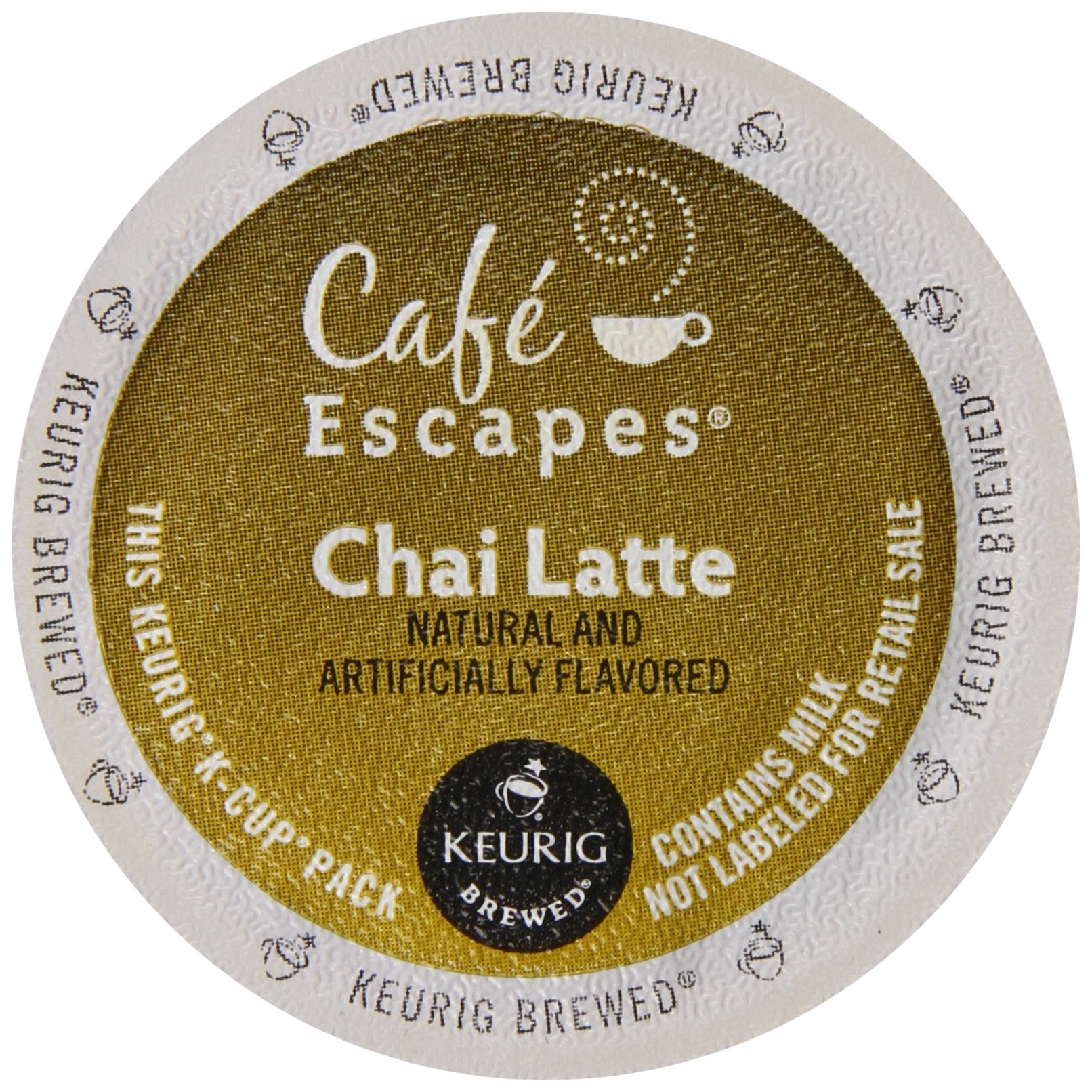 EXP OCT 22 2021 Green Mountain Chai Latte, 12-Count K-Cups