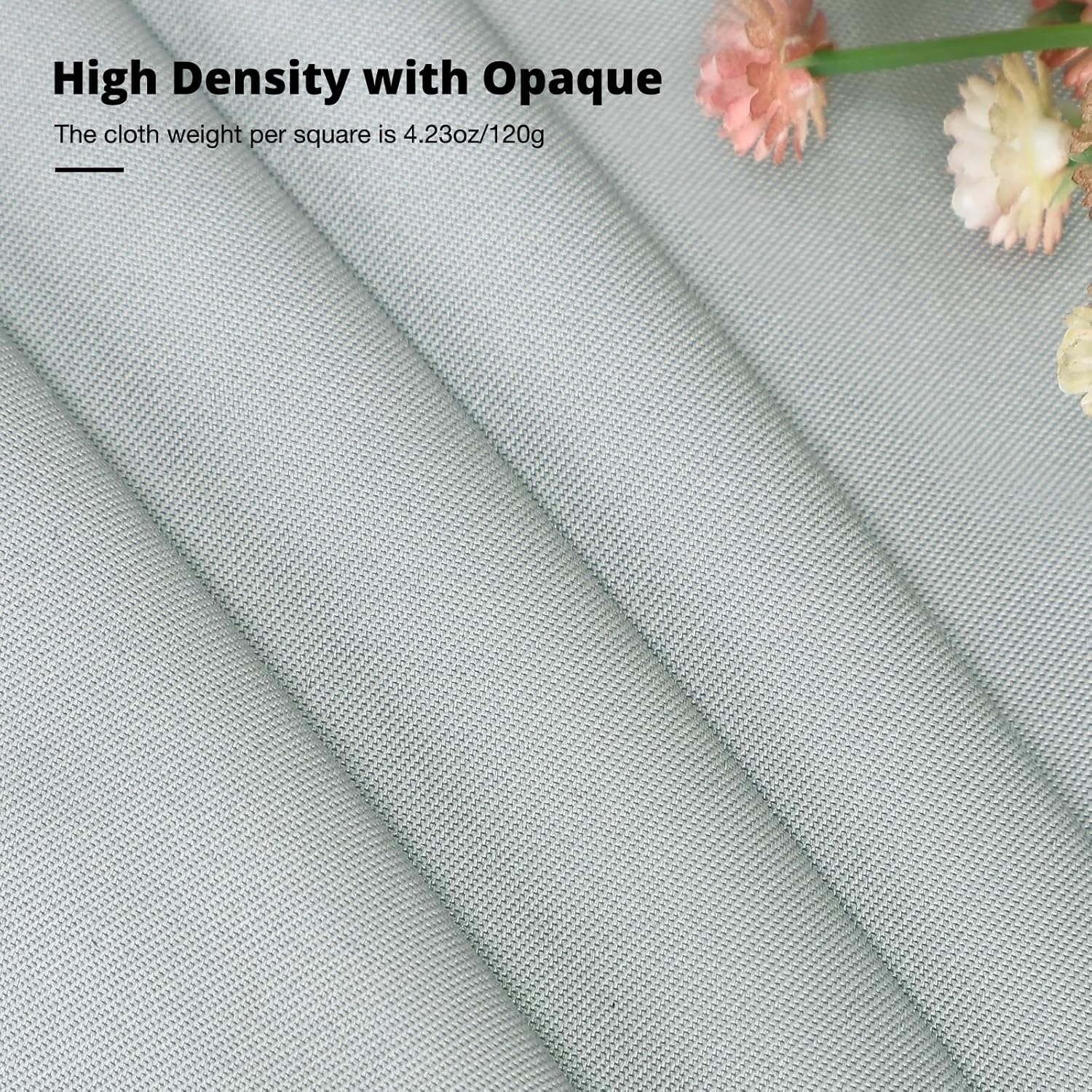 Aimosen 10x10フィート グレー背景幕 写真用 大型写真背景カーテン ドレープ 高密度グレースクリーン背景 パーティー ポ