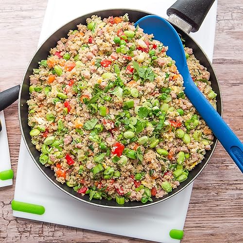 Miniatura 7 de Good Cook Tabla de cortar de plástico táctil, 10 por 15 pulgadas, 20309, blanco