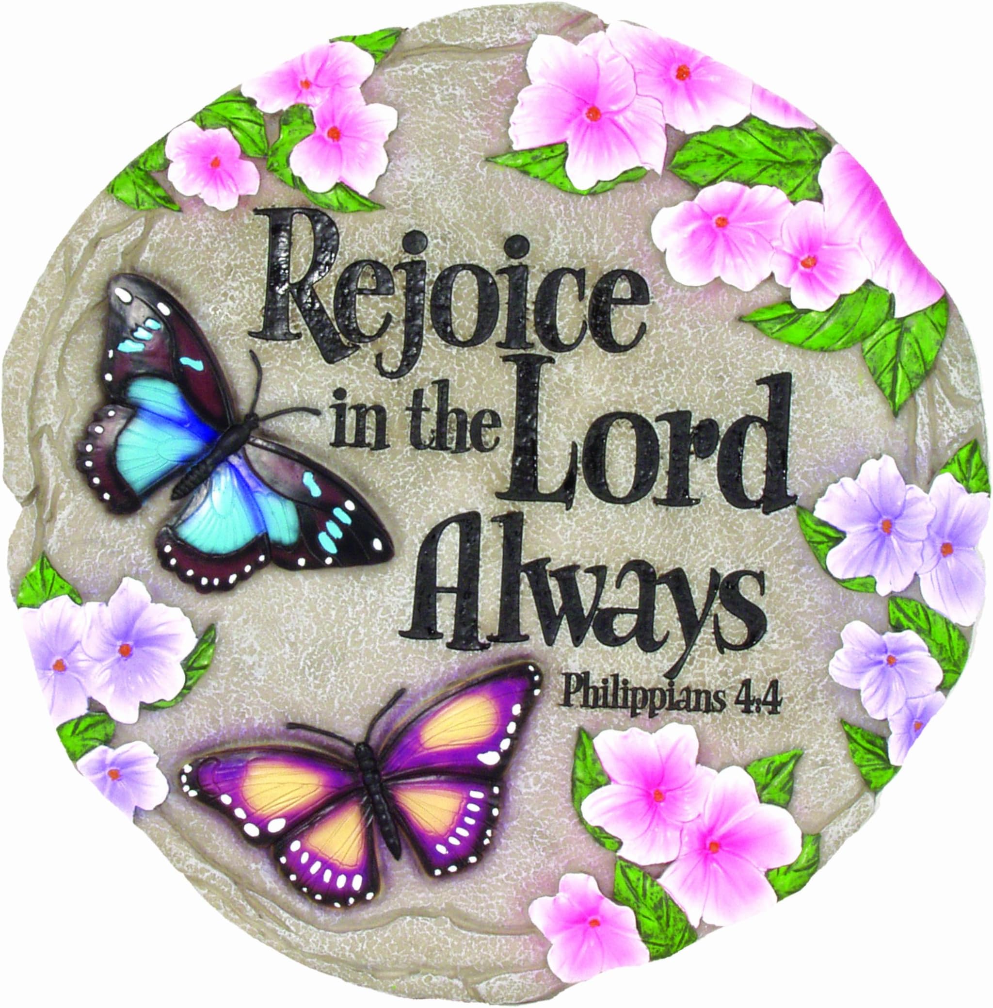 Spoontiques Rejoice in The Lord Stepping Stone