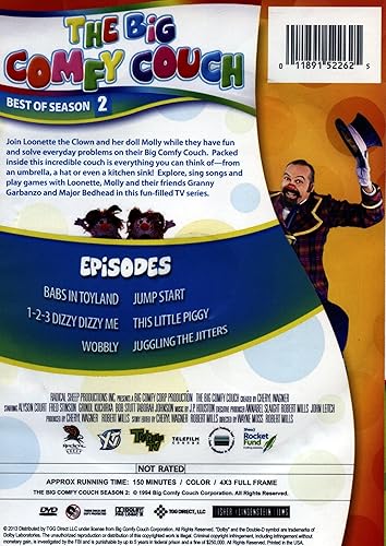 Miniatura 2 de The Big Comfy Couch, the Best of Season 2 DVD 6 Episodes
