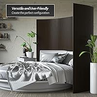 Vista 12 de Red Lantern Pantalla de onda de bambú corta de 4 pies - Blanco