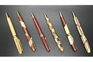 Engraved Wood Ball Point Pen: Unique Personalized Gift for Men