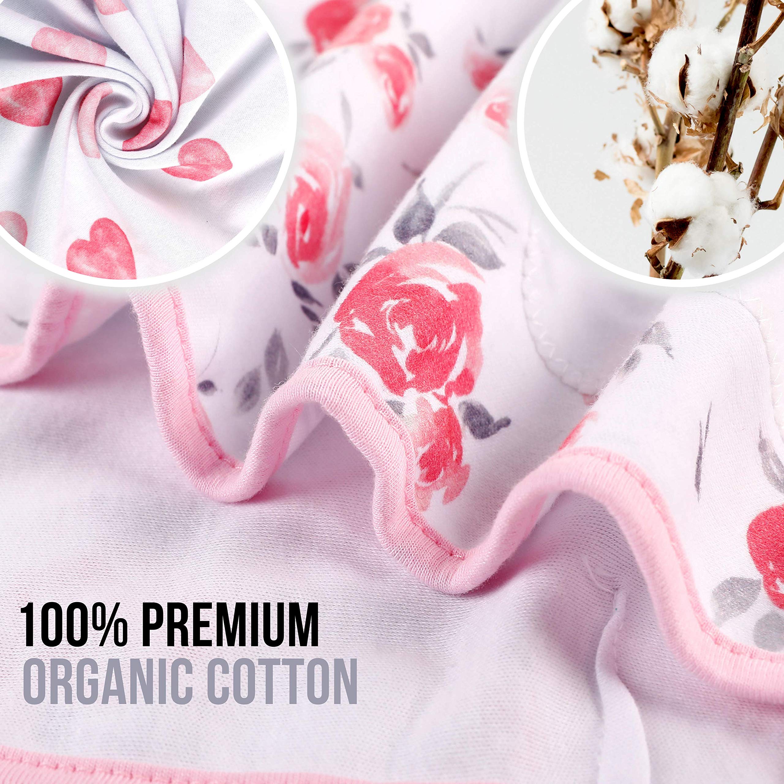 Mama Cheetah Organic Swaddle Sacks for Premature Infants, Easy Swaddling for Premature Baby 6-7 lbs, Newborn Essentials - Image 2