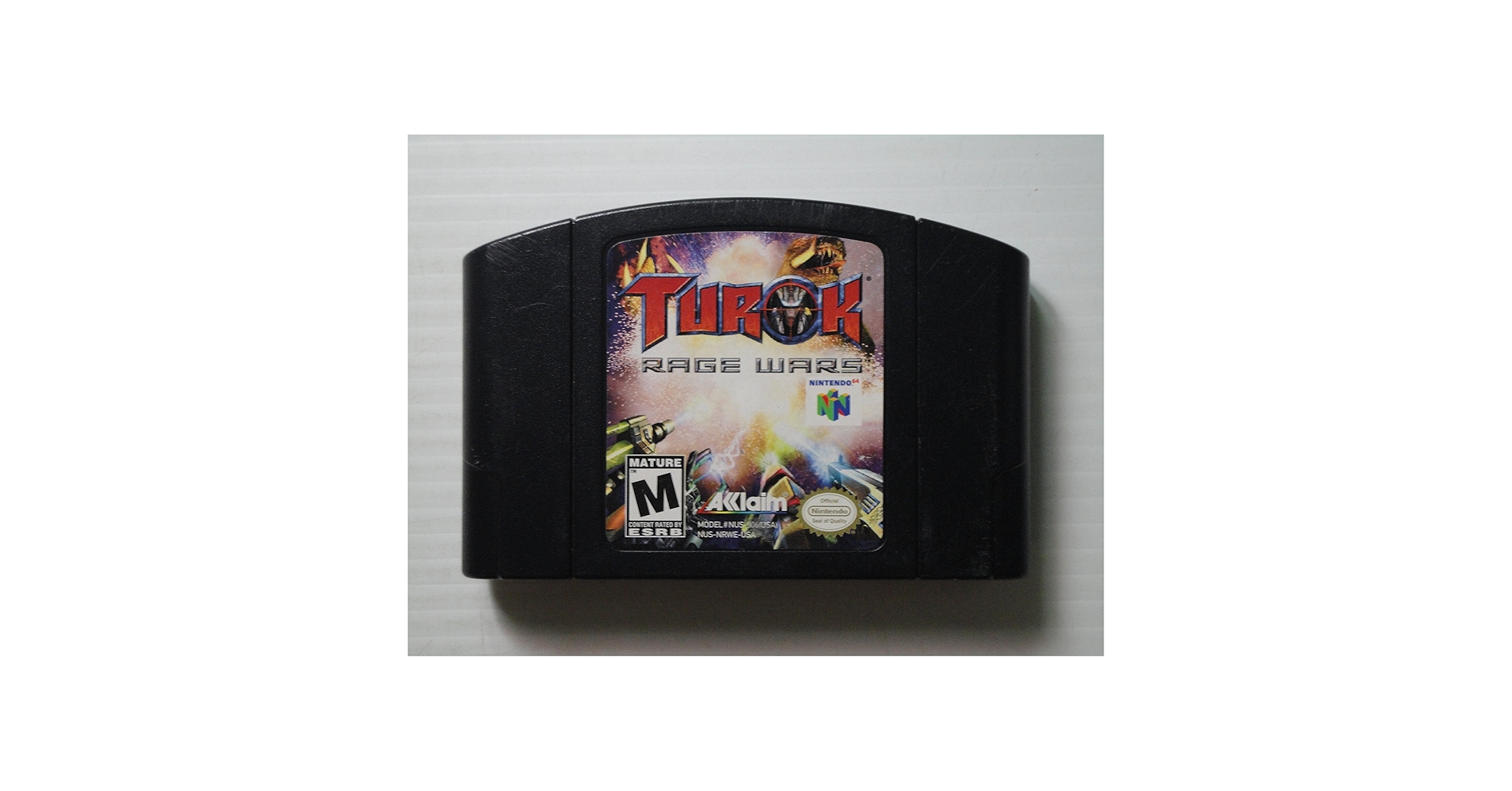 Turok：Rage Wars【中古・N64北米版】 Turok Rage Wars 64 N64 Gray Grey Variant Nintendo Acclaim