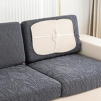 Vista 51 de Funda elástica para sofá seccional, múltiples patrones y colores, diseño de funda de sofá para respaldo (1 unidad)