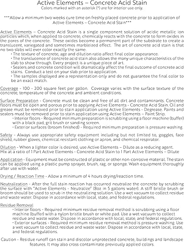 Miniatura 3 de Paquete de 4 unidades de manchas de ácido para concreto – Colores de manchas de concreto – Desert Fire (rojo, marrón, terracota) contenedores de 4 –