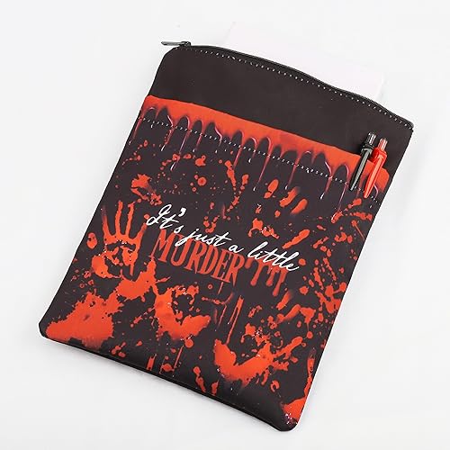 Miniatura 4 de JNIAP Funda de libro para lector de crímenes verdaderos, regalos de adicto al crimen verdadero, funda de libro de misterio de asesinato, regalos de