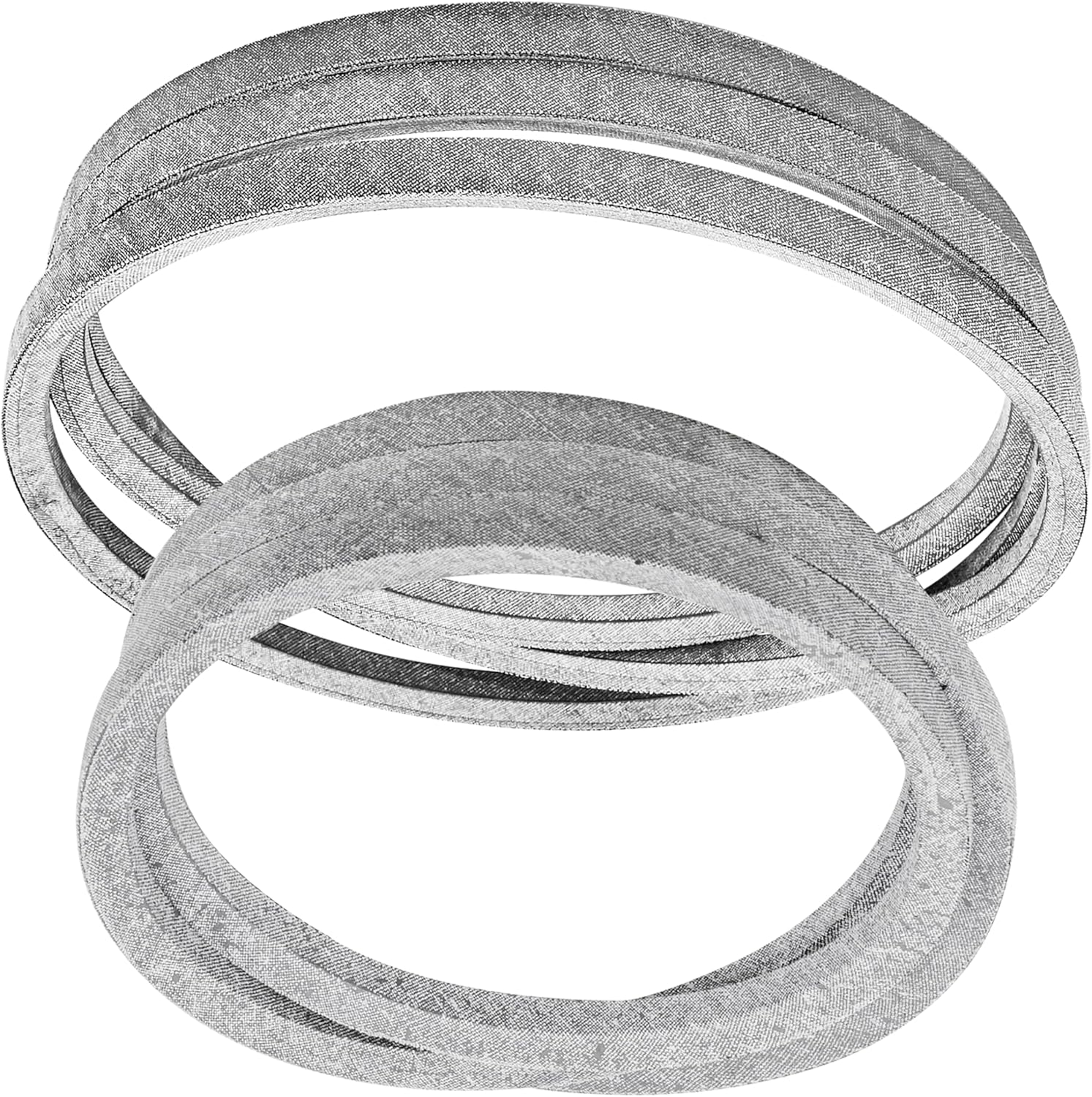 Caltric 48A Deck and Drive Belt Compatible with John Deere X394 X570 X580 X584 X590 120 140 300 312 314 316 317 318 322