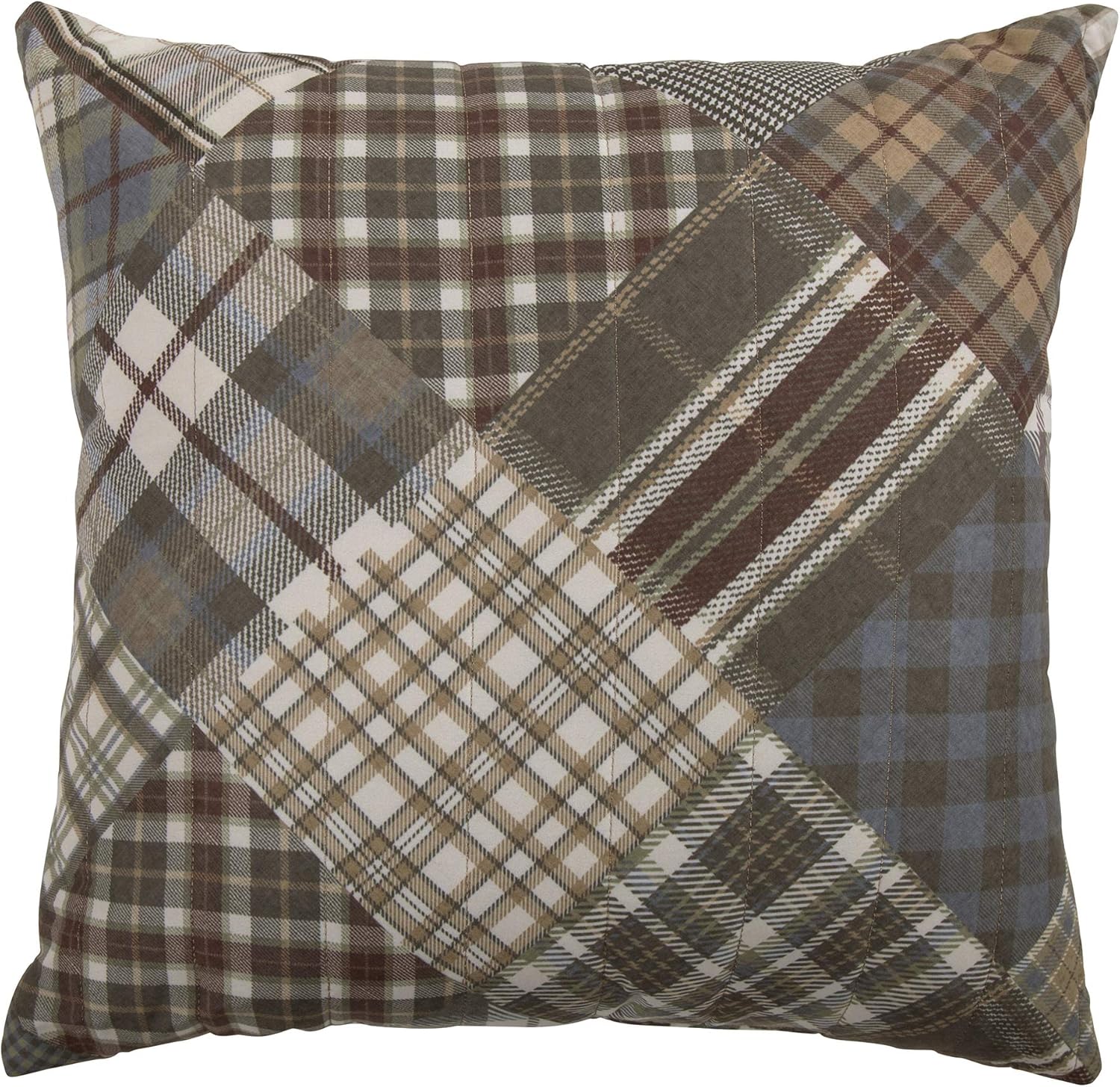 Donna Sharp Antique Pine Polyester Throw Pillow - 18" x 18"