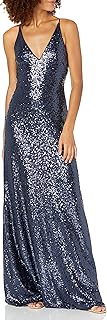 Jenny Yoo Celia - Vestido moderno de tul con lentejuelas y tirantes delgados para mujer