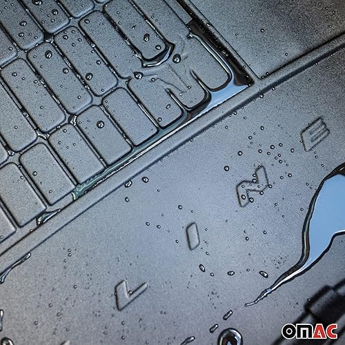 Miniatura 8 de OMAC Para Chevrolet Cruze Sedan 2011-2016  Tapete de maletero de alta calidad negro  Kit de goma moldeado 3D de rendimiento para todo tipo de clima