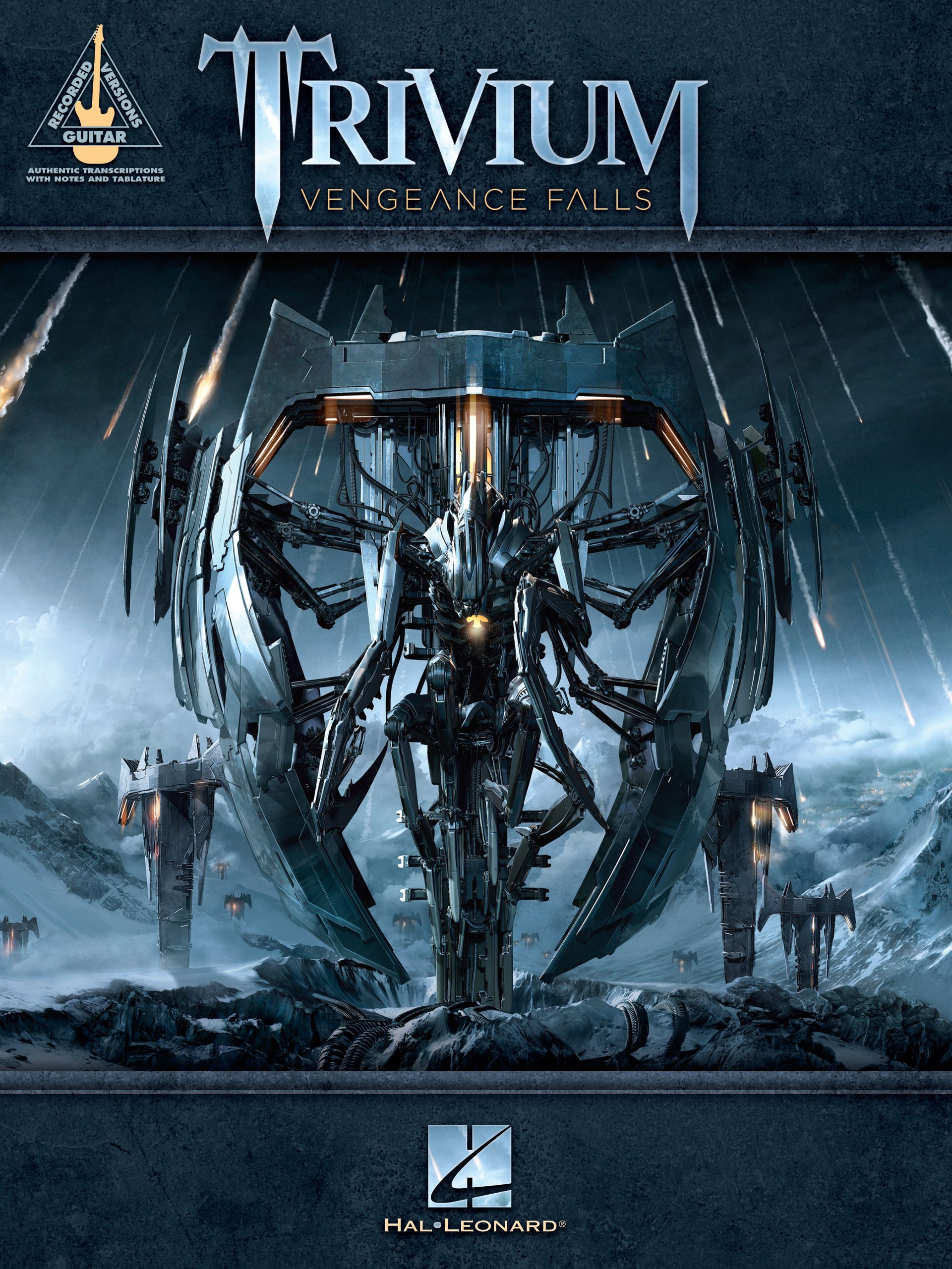 Trivium Vengeance Falls Guitar Songbook livre de partitions en anglais pour guitare