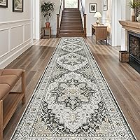 Vista 276 de Madane Alfombra Pasillera Lavable - Alfombras Pasilleras 2x6 para Pasillos de 6 Pies Antideslizante Vintage Alfombra Pasillera de Cocina