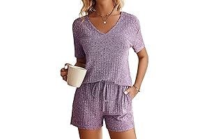 Purple Pajamas for Women Set