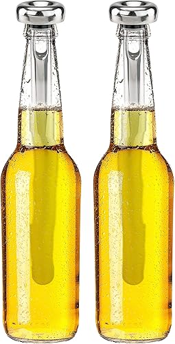 Barra enfriadora de cerveza de acero inoxidable, juego de 2 – Mantiene la cerveza fría sin diluir