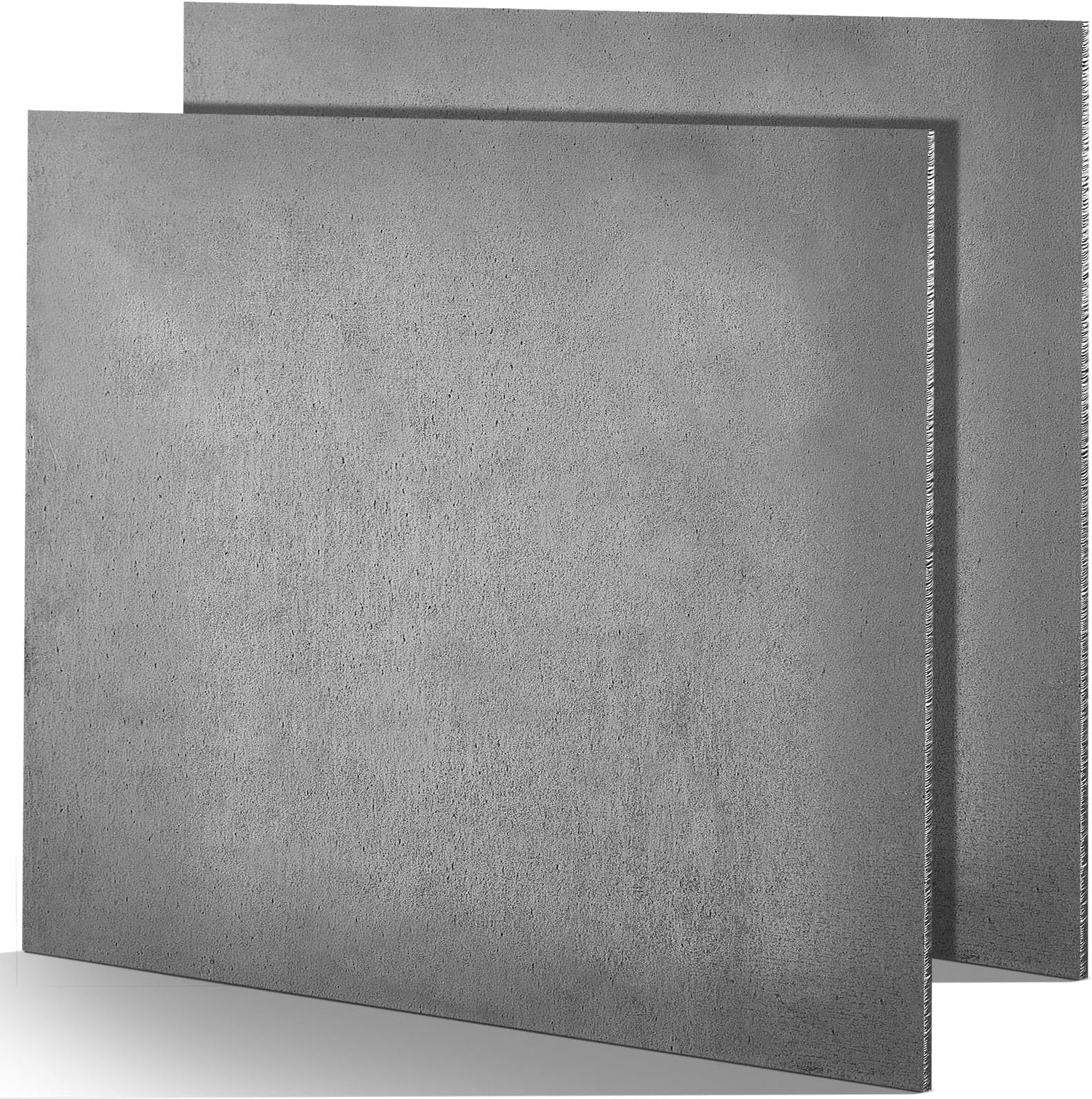 Photect 2 Pcs A36 Steel Plate, 1/8'' x 8'' x 10'' Hot Rolled Steel Metal Sheet 11 Gauge, Weldable Hot Rolled Base