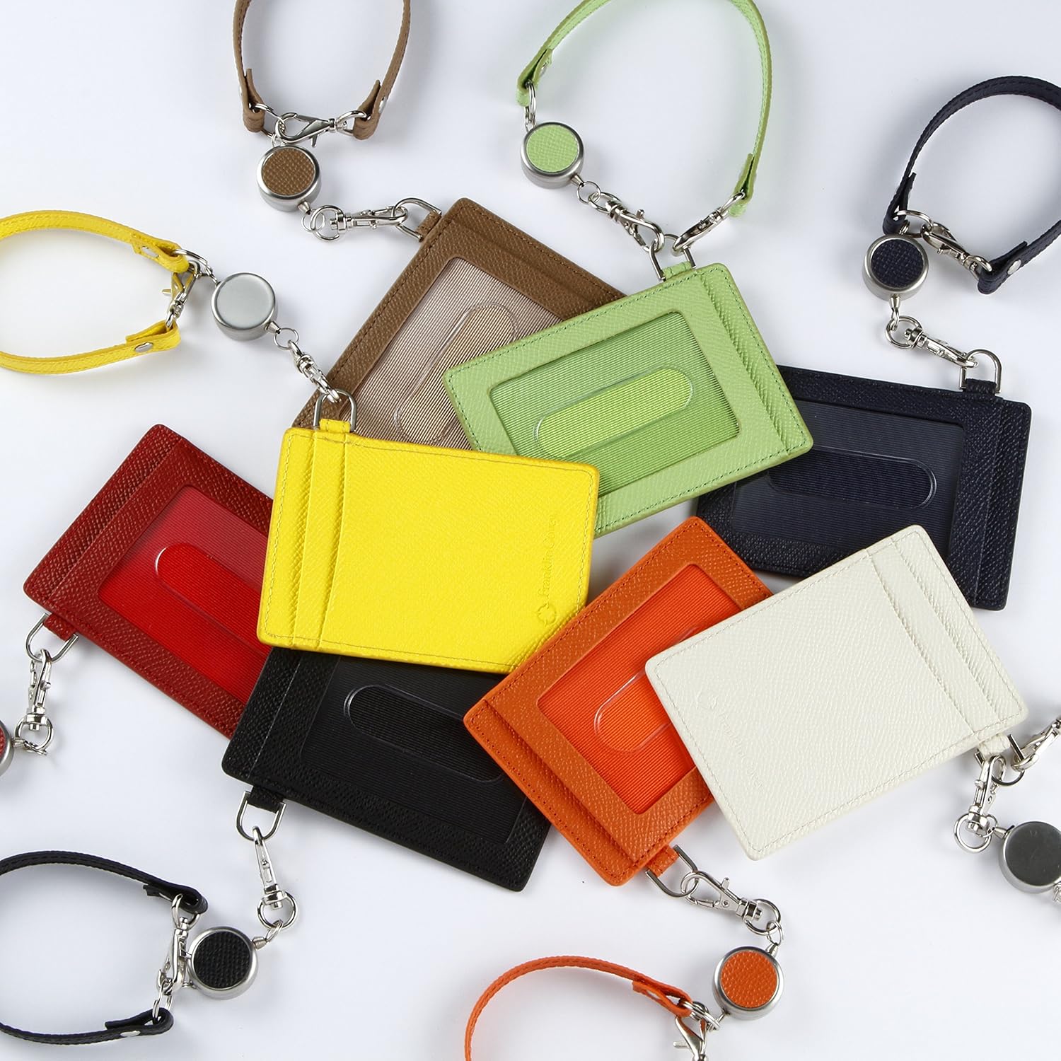 フランクリン・プランナー Franklin Planner Color Noblessa II Single Pass Case with Reel Green 63807
