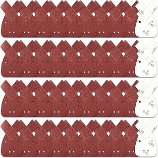 Black Decker Mouse Sanding Discs 40 Pack Palm Sander Sandpaper Mouse Sanding Sheets Assorted Grits 40/60/80/120 Fits Black and Decker Detail Hand Sander